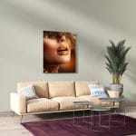 Tablou Canvas Luxury Golden Makeup