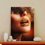 Tablou Canvas Luxury Golden Makeup