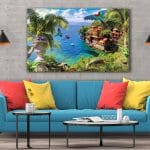 Tablou Canvas Mediterranean Landscape