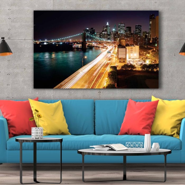 Tablou Canvas Night Light City