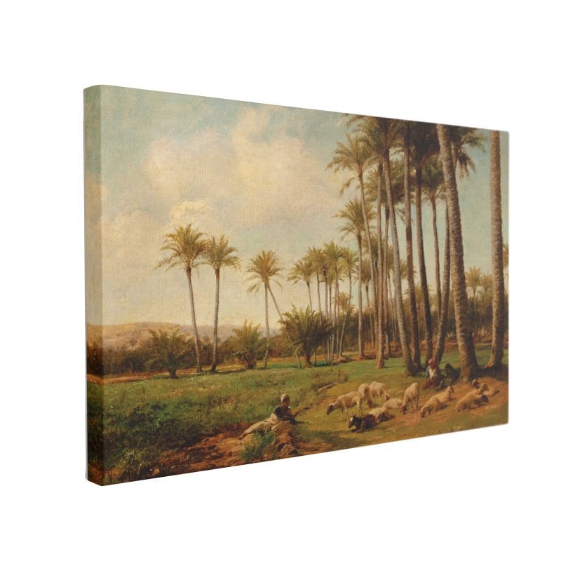 Tablou Canvas Oasis in the Desert 1899 by David Bates