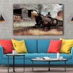 Tablou Canvas Old Western Town