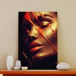 Tablou Canvas Orange Face