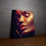 Tablou Canvas Orange Face