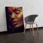 Tablou Canvas Orange Face