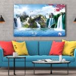 Tablou Canvas Pictură Murală cu Cascade