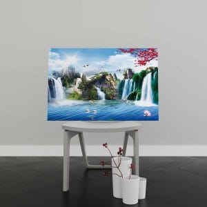 Tablou Canvas Pictură Murală cu Cascade