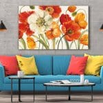 Tablou Canvas Poppies Melody