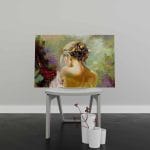 Tablou Canvas Portrait of the Exposed Girl