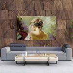 Tablou Canvas Portrait of the Exposed Girl