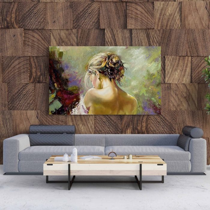 Tablou Canvas Portrait of the Exposed Girl