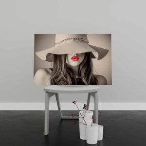 Tablou Canvas Red Lips