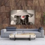Tablou Canvas Red Lips