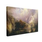 Tablou Canvas Rocky Mountain by Albert Bierstadt, 1870