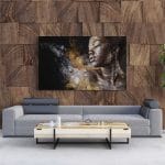 Tablou Canvas Silver and Gold Make-up and Body