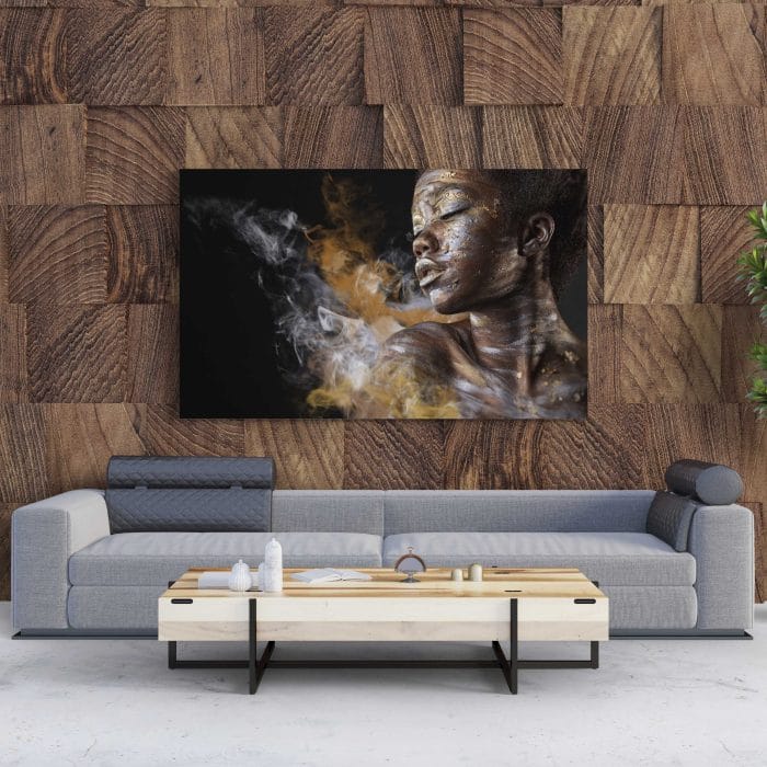 Tablou Canvas Silver and Gold Make-up and Body
