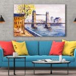 Tablou Canvas Street View of London I