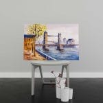 Tablou Canvas Street View of London I