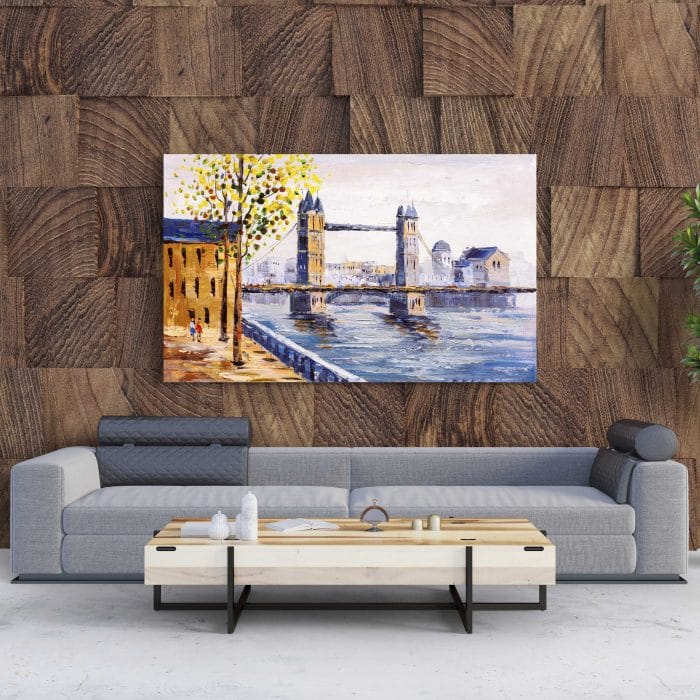 Tablou Canvas Street View of London I