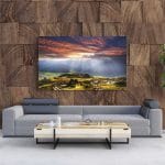 Tablou Canvas Sunbeams on the Plain