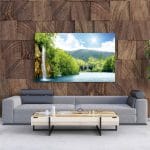 Tablou Canvas Sunlight Waterfalls