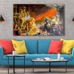 Tablou Canvas The Death of Pompeii