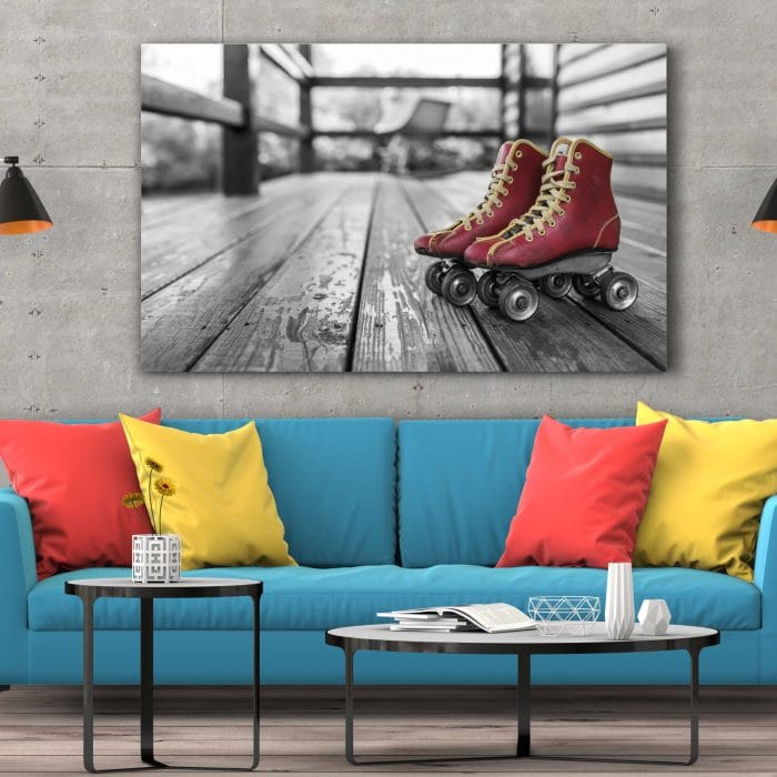 Tablou Canvas Vintage Roller Skating