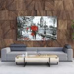 Tablou Canvas White and Red, Big Ben London