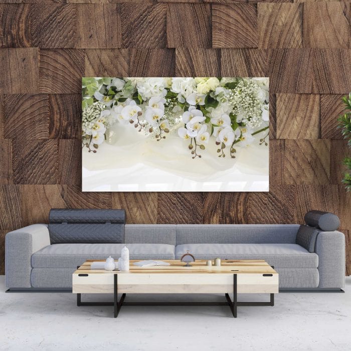 Tablou Canvas White Orchid Arrangement