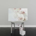 Tablou Canvas White Orchids With Purple