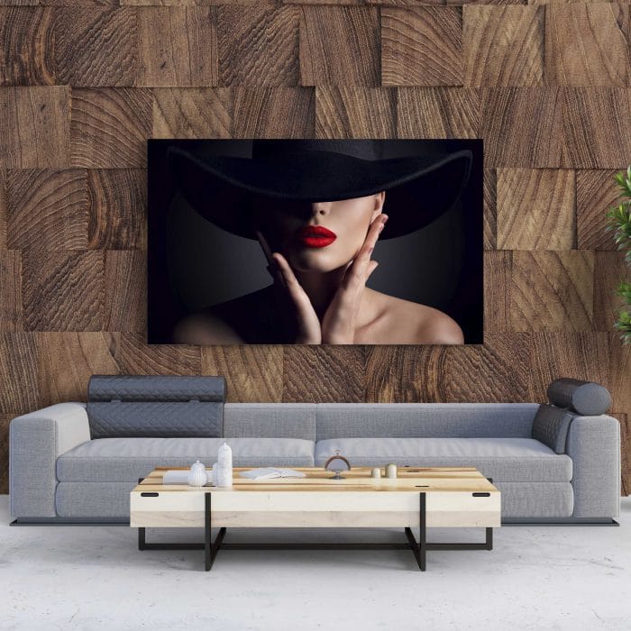 Tablou Canvas Woman Hat