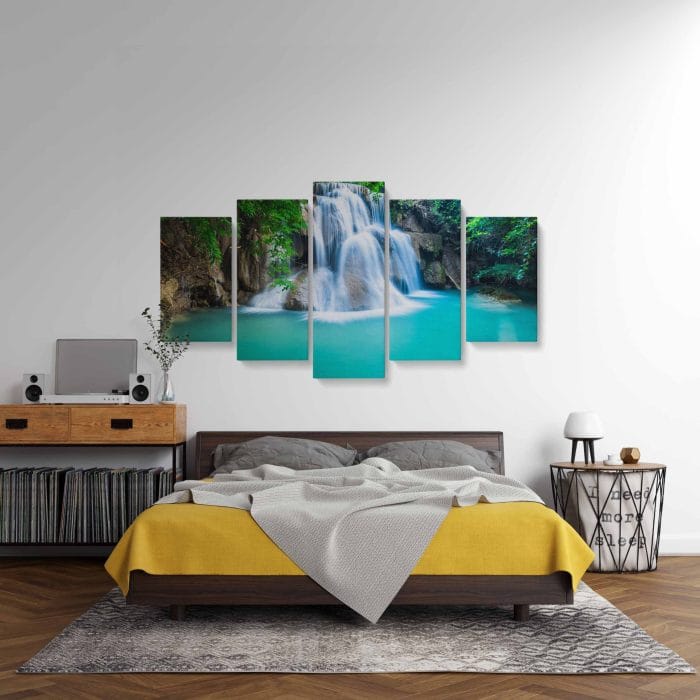 Tablou MultiCanvas Cascada Huay Mae Kamin