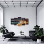 Tablou MultiCanvas Night Light City