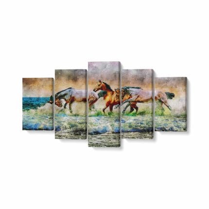 Tablou MultiCanvas Painted Horse