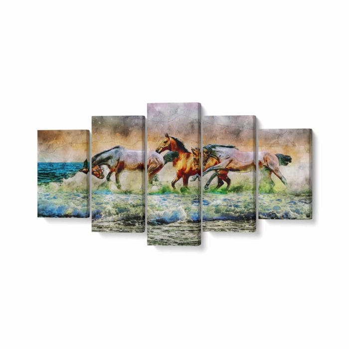 Tablou MultiCanvas Painted Horse