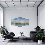 Tablou MultiCanvas Păsări Care Zboară Peste Mare