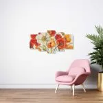 Tablou MultiCanvas Poppies Melody I