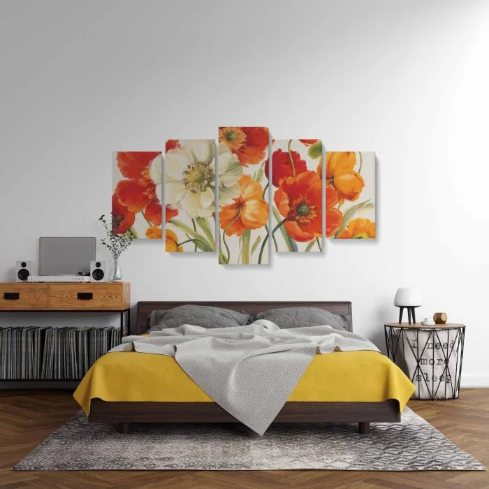 Tablou MultiCanvas Poppies Melody I