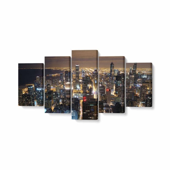 Tablou MultiCanvas Zgârie-Norii din Chicago
